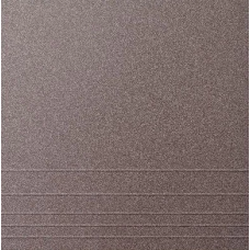 Ступень Уральский гранит Стандарт U110M 30*30 коричнево-розовая